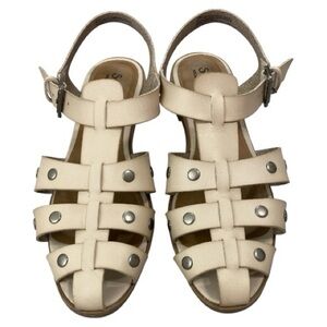 Seychelles Fisherman Farrah Sandal Size 10W Caged Gladiator Studded Bohemian